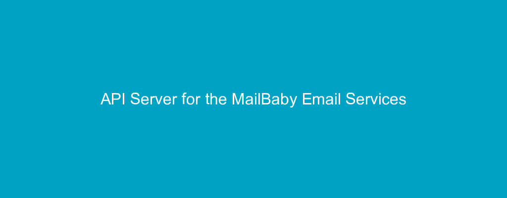 API Server for the MailBaby Email Services