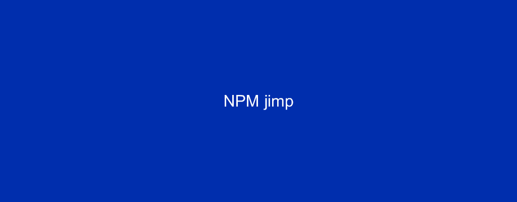 NPM jimp