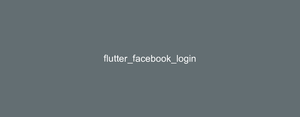 A Flutter plugin for allowing users to authenticate with native Android & iOS Facebook login SDKs.