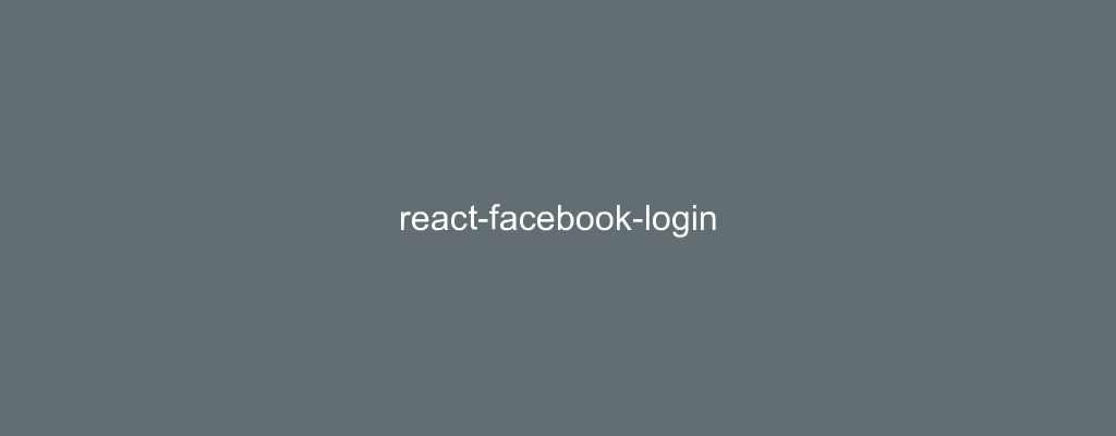 A Component React for Facebook Login