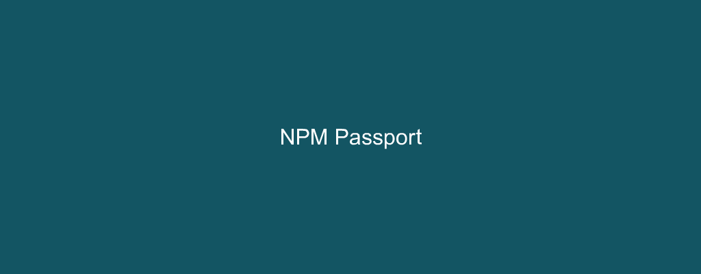 NPM Passport